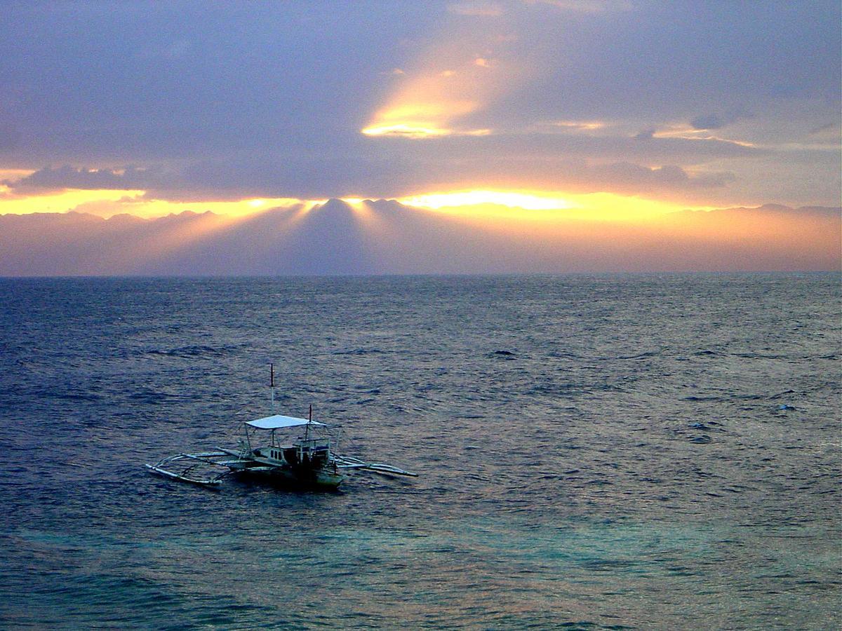 Solar Lodge Moalboal Bagian luar foto